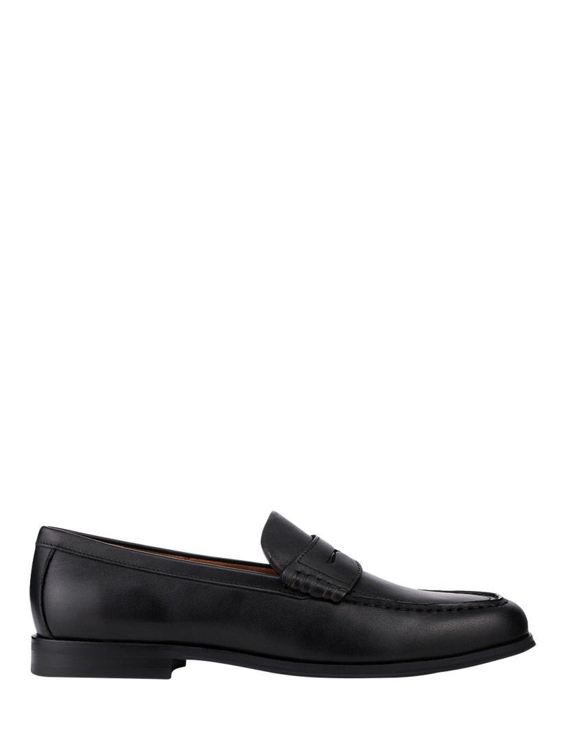 Product image 1 of 5, which shows Jones Bootmaker Quadir Leather Loafers, Black, 6