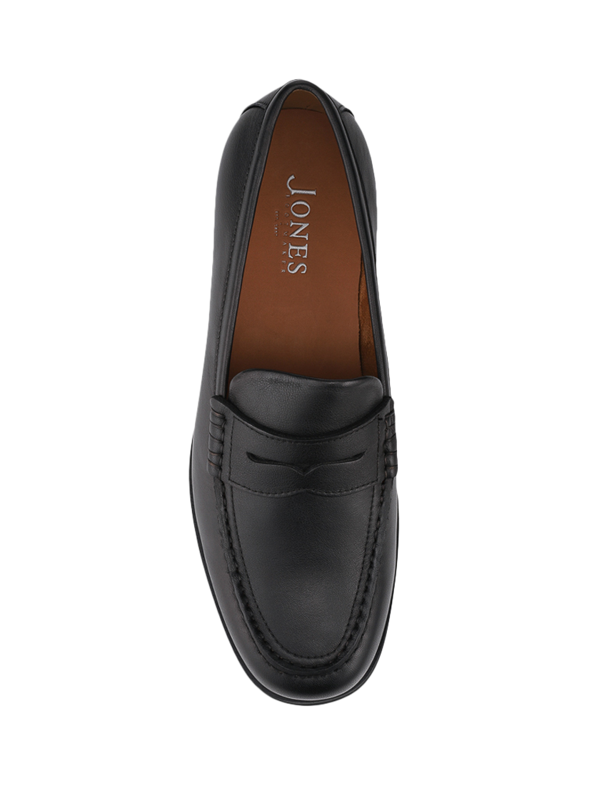 Product image 4 of 5, which shows Jones Bootmaker Quadir Leather Loafers, Black, 6