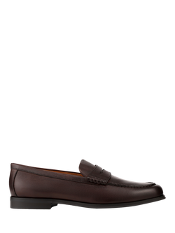 Jones Bootmaker Quadir Leather Loafers, Dark Brown
