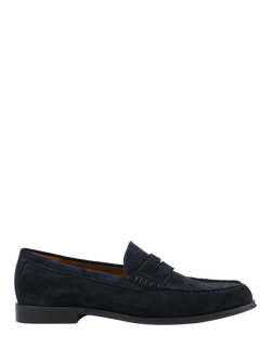 Jones Bootmaker Quadir Suede Loafers, Navy
