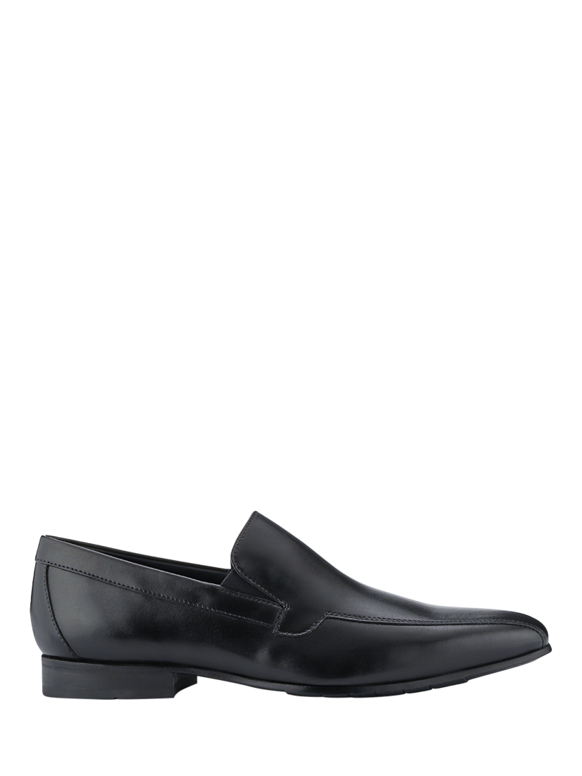 Product image 1 of 5, which shows Jones Bootmaker Ralphie Leather Slip-On Shoes, Black, 5