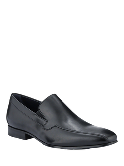 Jones Bootmaker Ralphie Leather Slip-On Shoes - view 2, Black