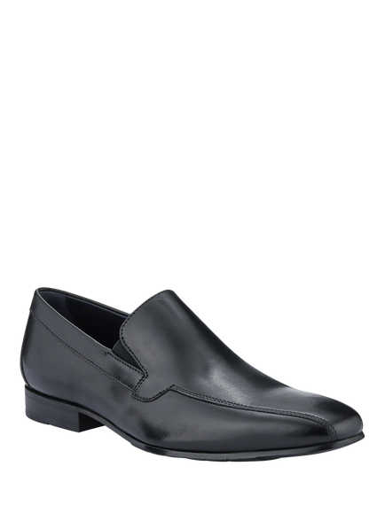 Jones Bootmaker Ralphie Leather Slip-On Shoes - view 2, Black