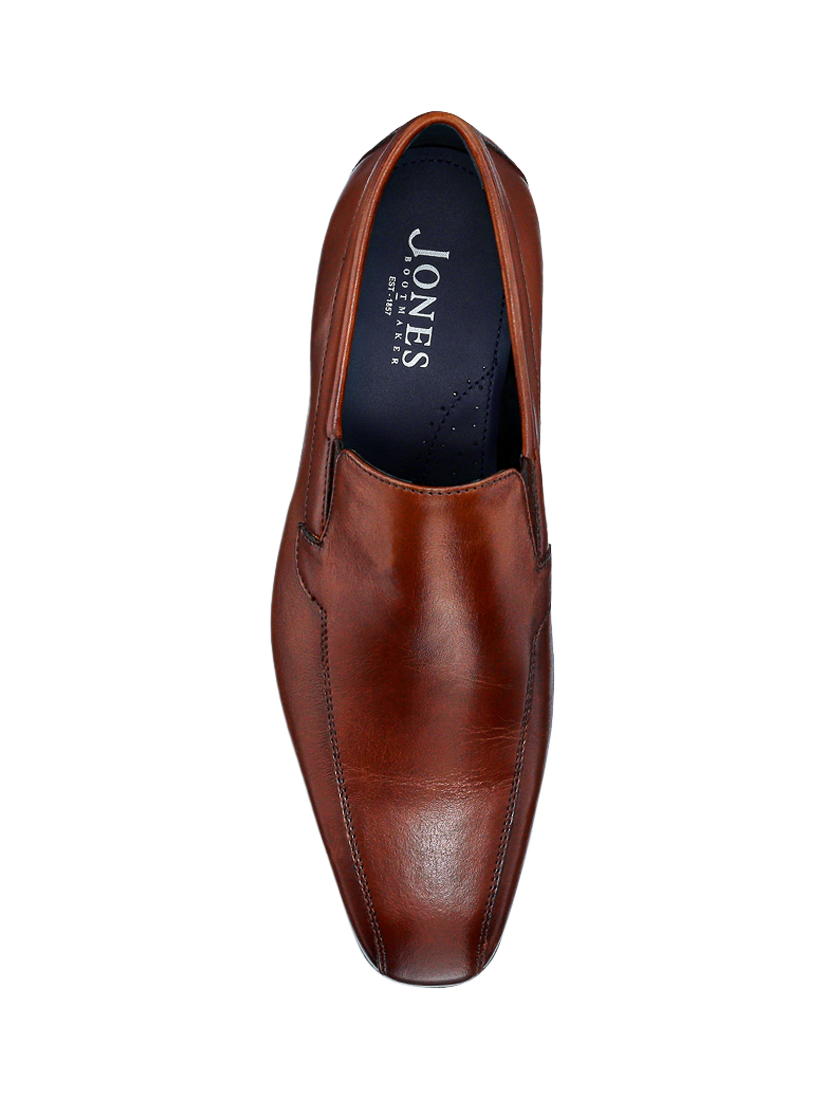 Product image 4 of 5, which shows Jones Bootmaker Ralphie Leather Slip-On Shoes, Chestnut, 5