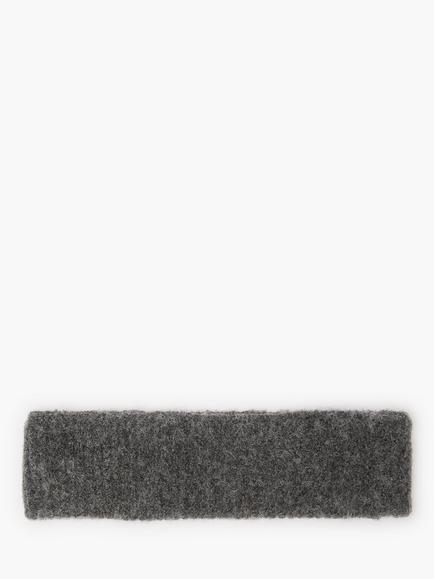French Connection Kezia Knitted Headband, Charcoal Grey, Charcoal Grey