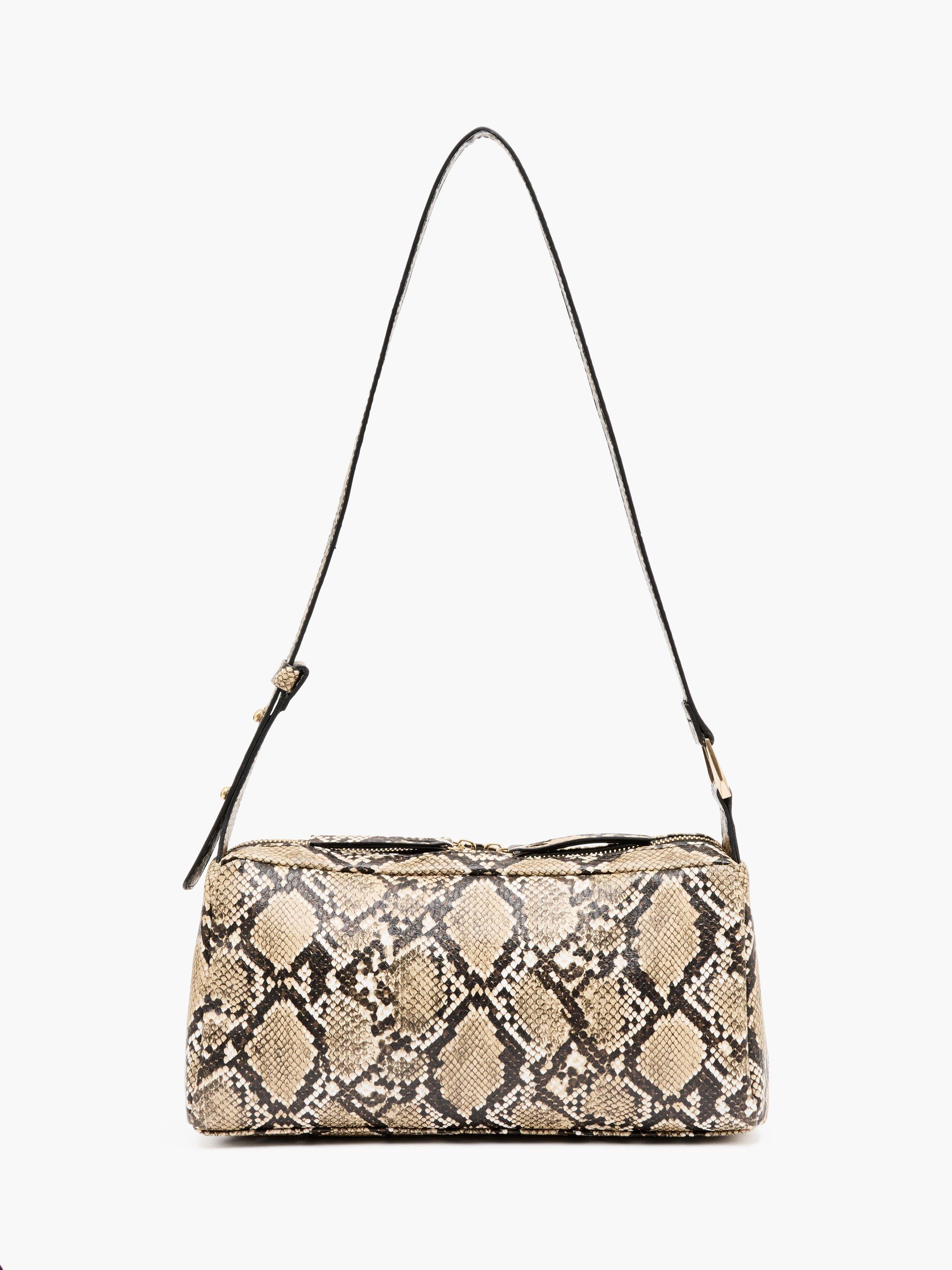 Product image 1 of 5, which shows French Connection Snake Baguette Bag, Multi, One Size