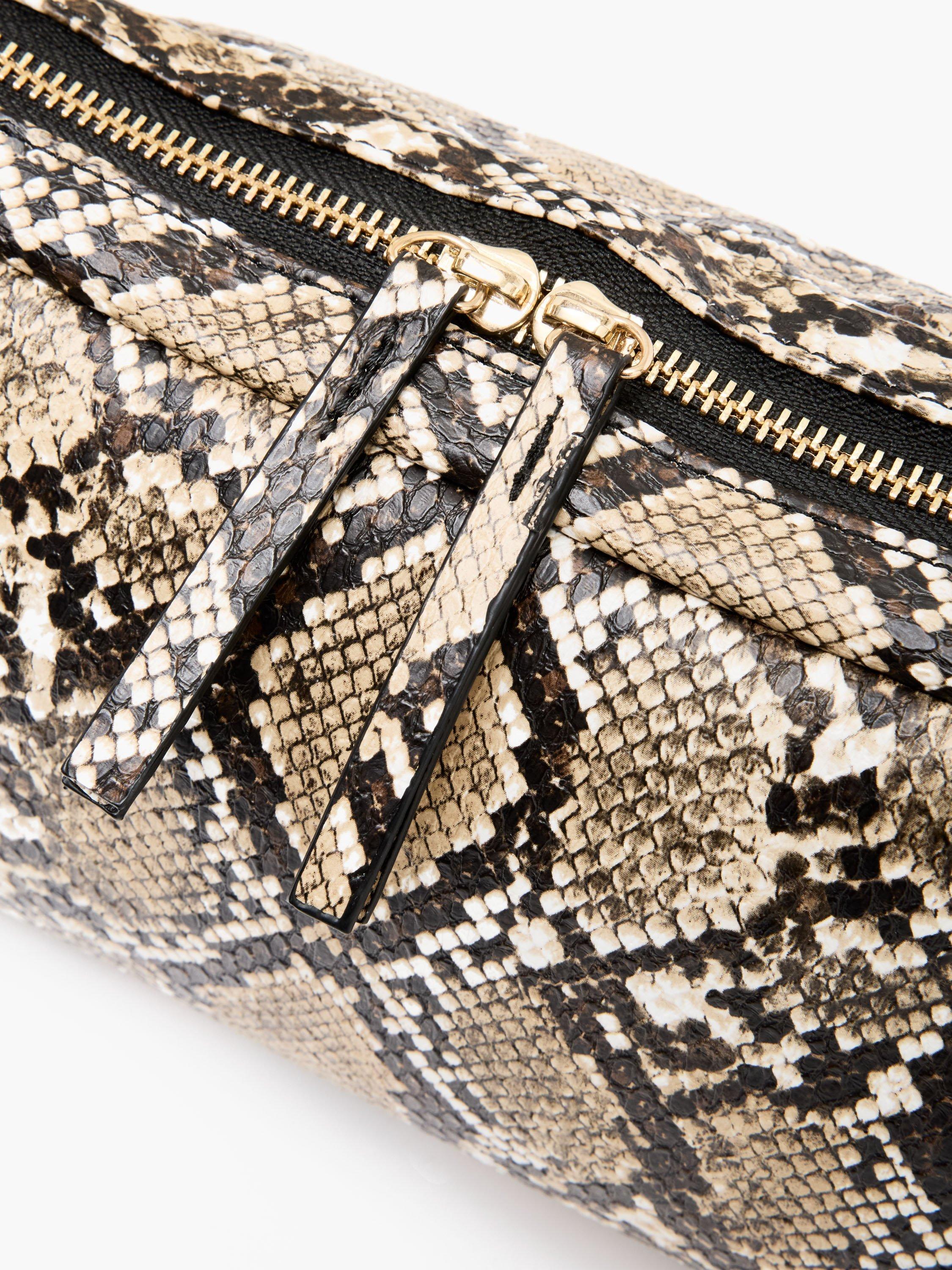 Product image 2 of 5, which shows French Connection Snake Baguette Bag, Multi, One Size