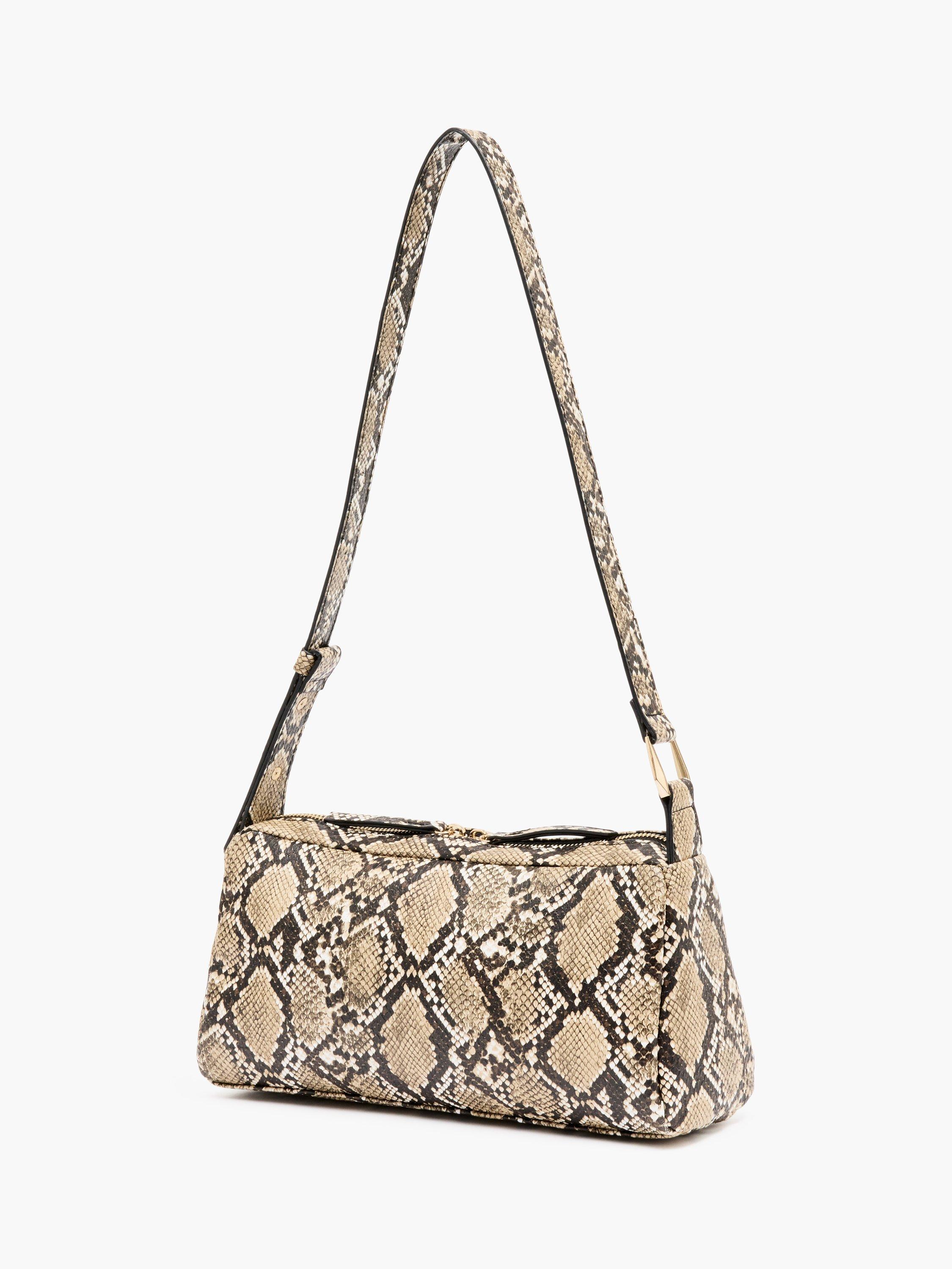 Product image 3 of 5, which shows French Connection Snake Baguette Bag, Multi, One Size