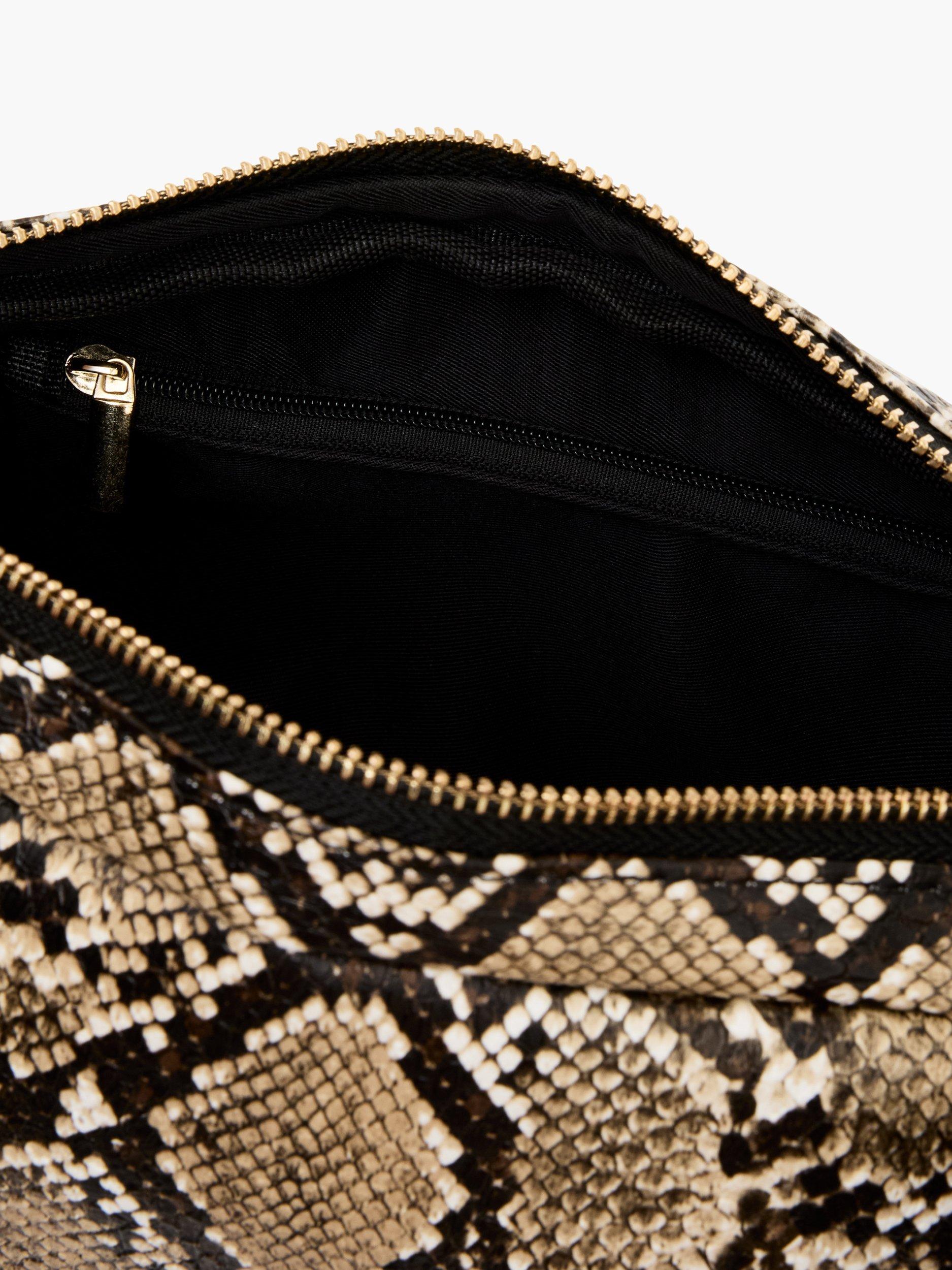 Product image 4 of 5, which shows French Connection Snake Baguette Bag, Multi, One Size