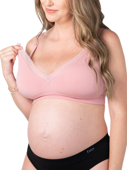 Hotmilk Caress FlexFit Busty Nursing Bra - view 2, Petal