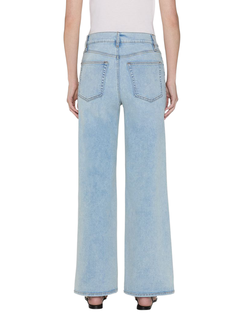 Product image 3 of 5, which shows FRAME Le Slim Palazzo Jeans, Tribute, 24