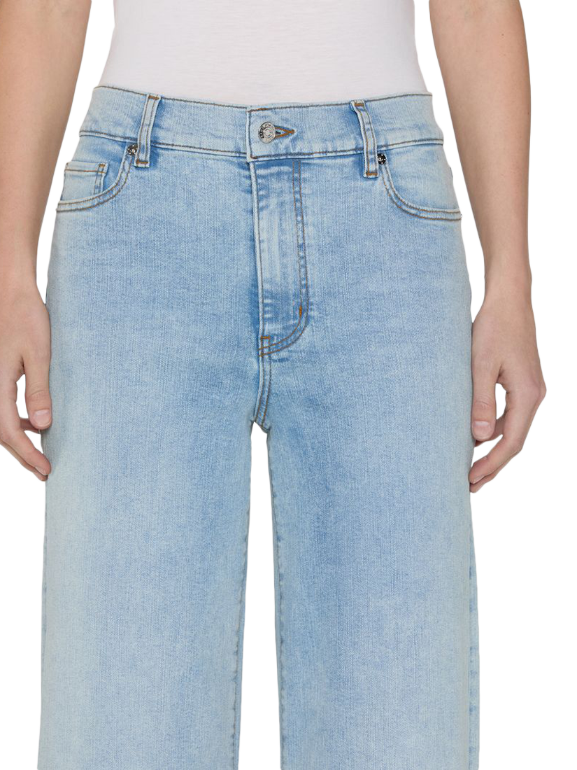 Product image 4 of 5, which shows FRAME Le Slim Palazzo Jeans, Tribute, 24