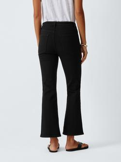 FRAME The Reboot Cropped Bootcut Jeans, Black - view 2, Black