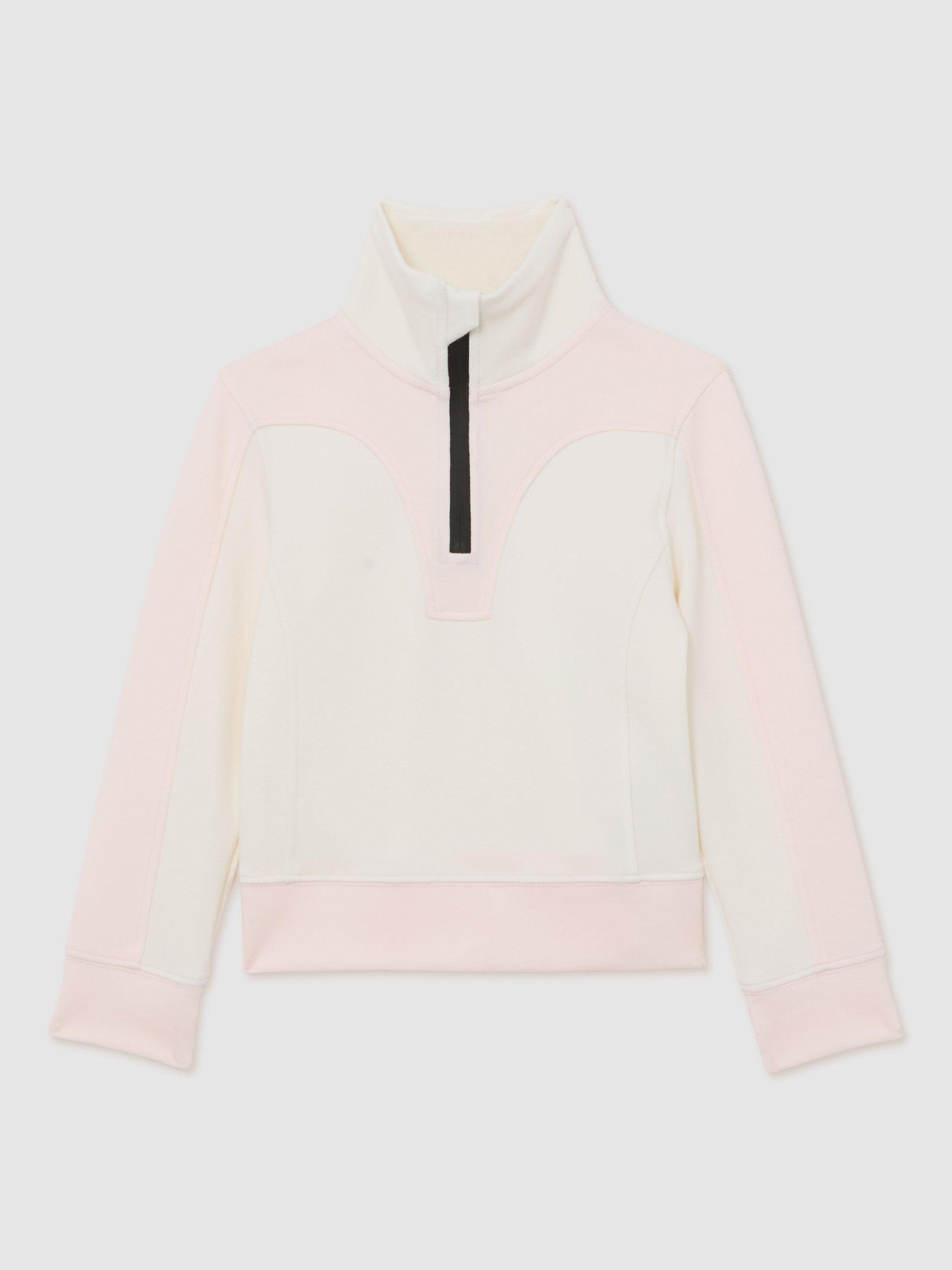 Product image 1 of 5, which shows Reiss Kids' Olivia Ski Jumper, Neutral, 5-6 years