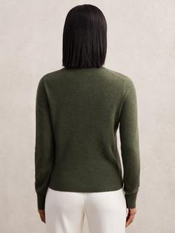 Reiss Rima Wool Blend Cardigan - view 2, Green