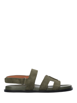Bibi Lou Mindy Suede Sandals, Khaki, Khaki