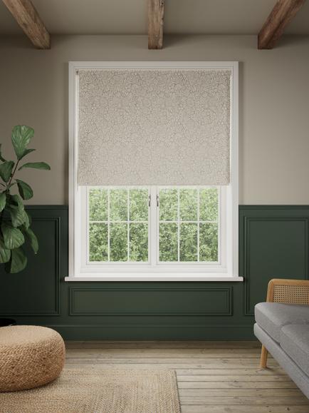 John Lewis Hidcote Daylight Roman Blind, Putty, Putty