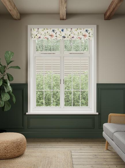 John Lewis Isabelle Blackout Roman Blind, Multi - view 2, Multi