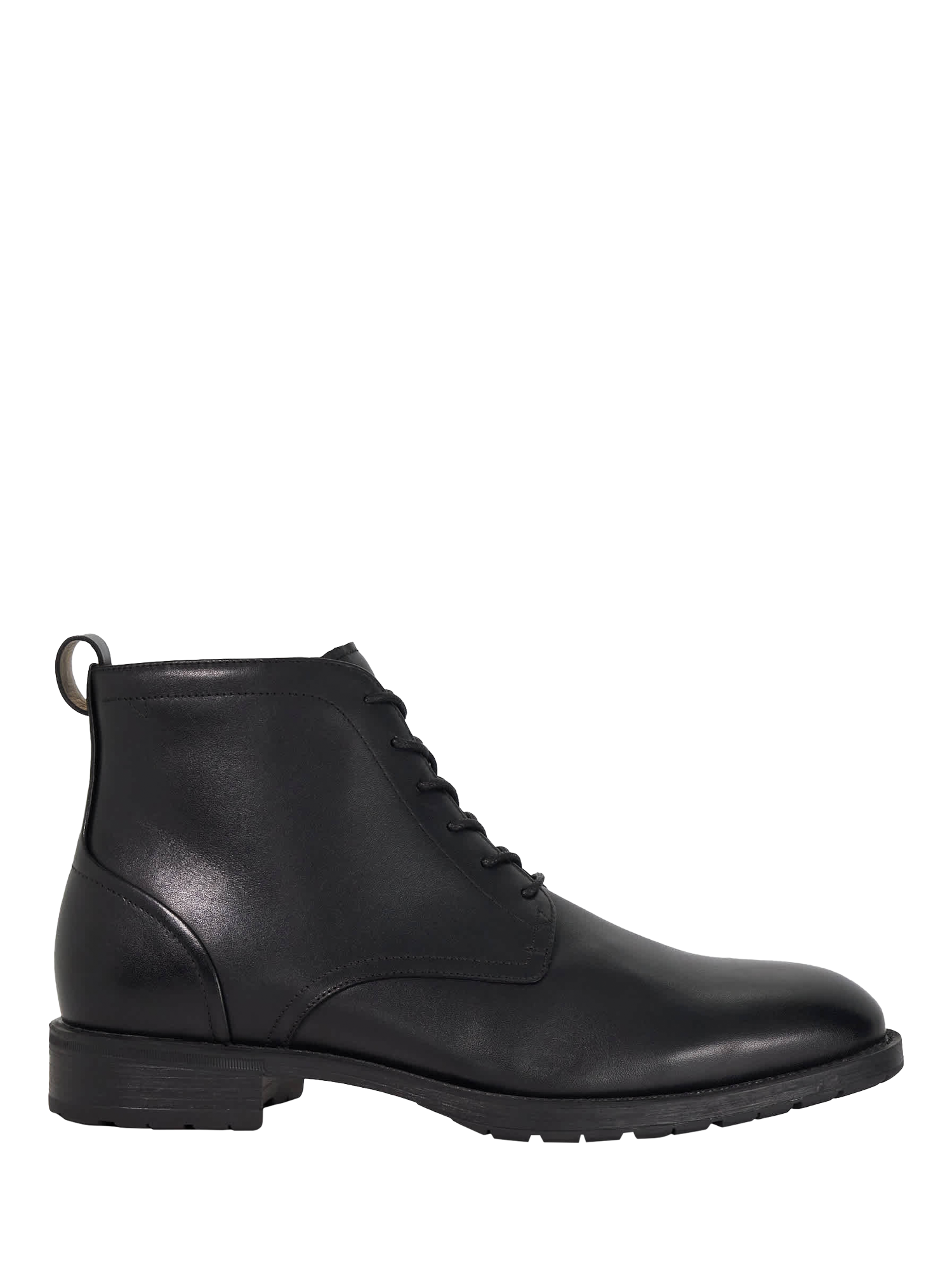 Product image 1 of 6, which shows Dune London Carrsons Leather Ankle Boots, Black, EU40