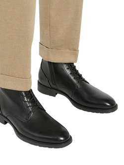 Dune London Carrsons Leather Ankle Boots - view 2, Black