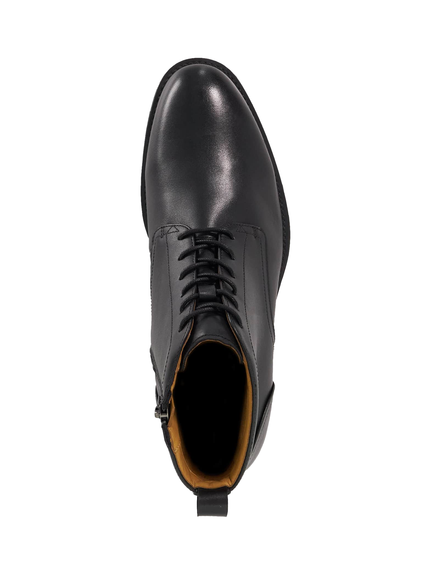 Product image 5 of 6, which shows Dune London Carrsons Leather Ankle Boots, Black, EU40