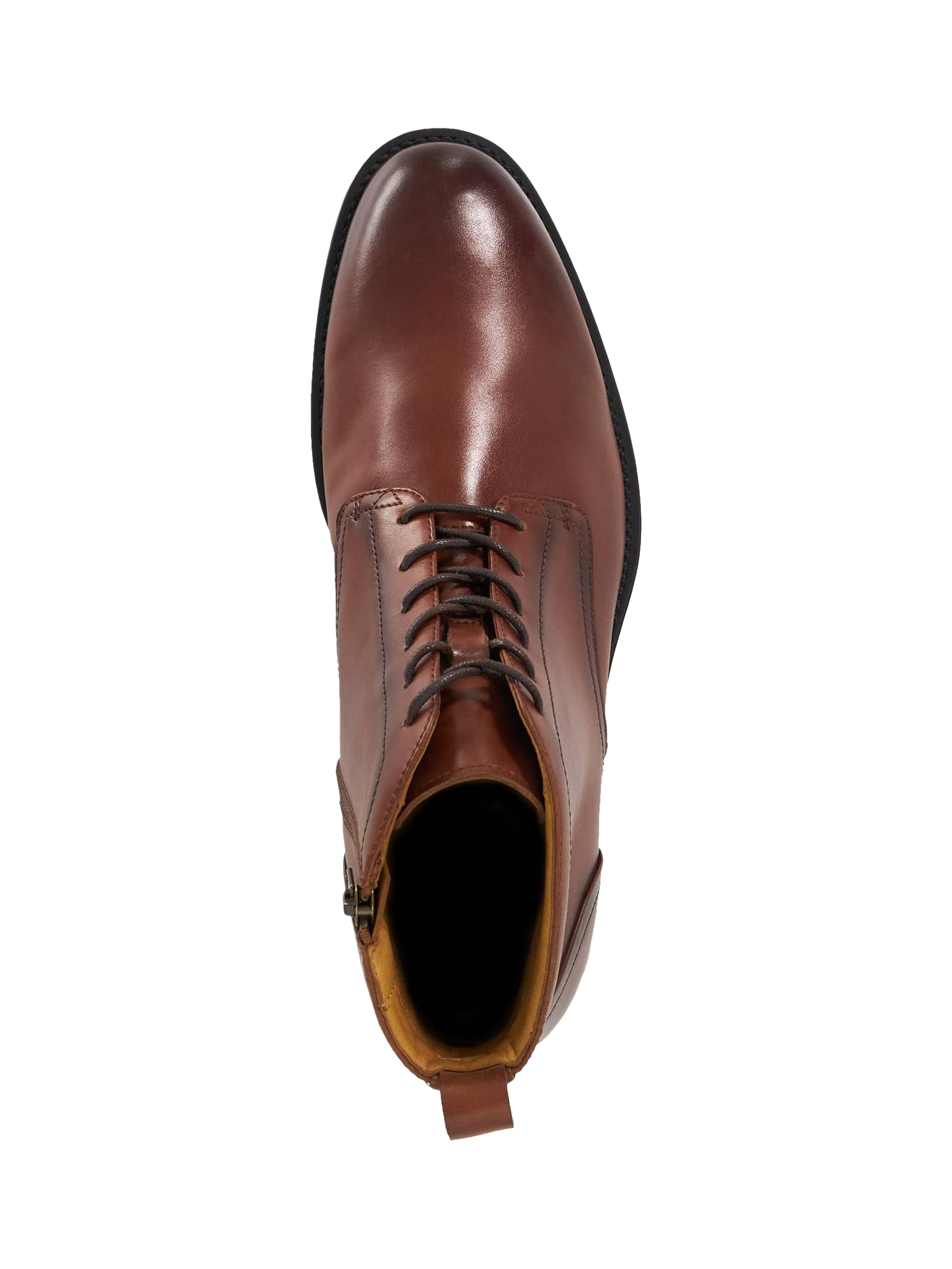 Product image 5 of 6, which shows Dune London Carrsons Leather Ankle Boots, Brown, EU42