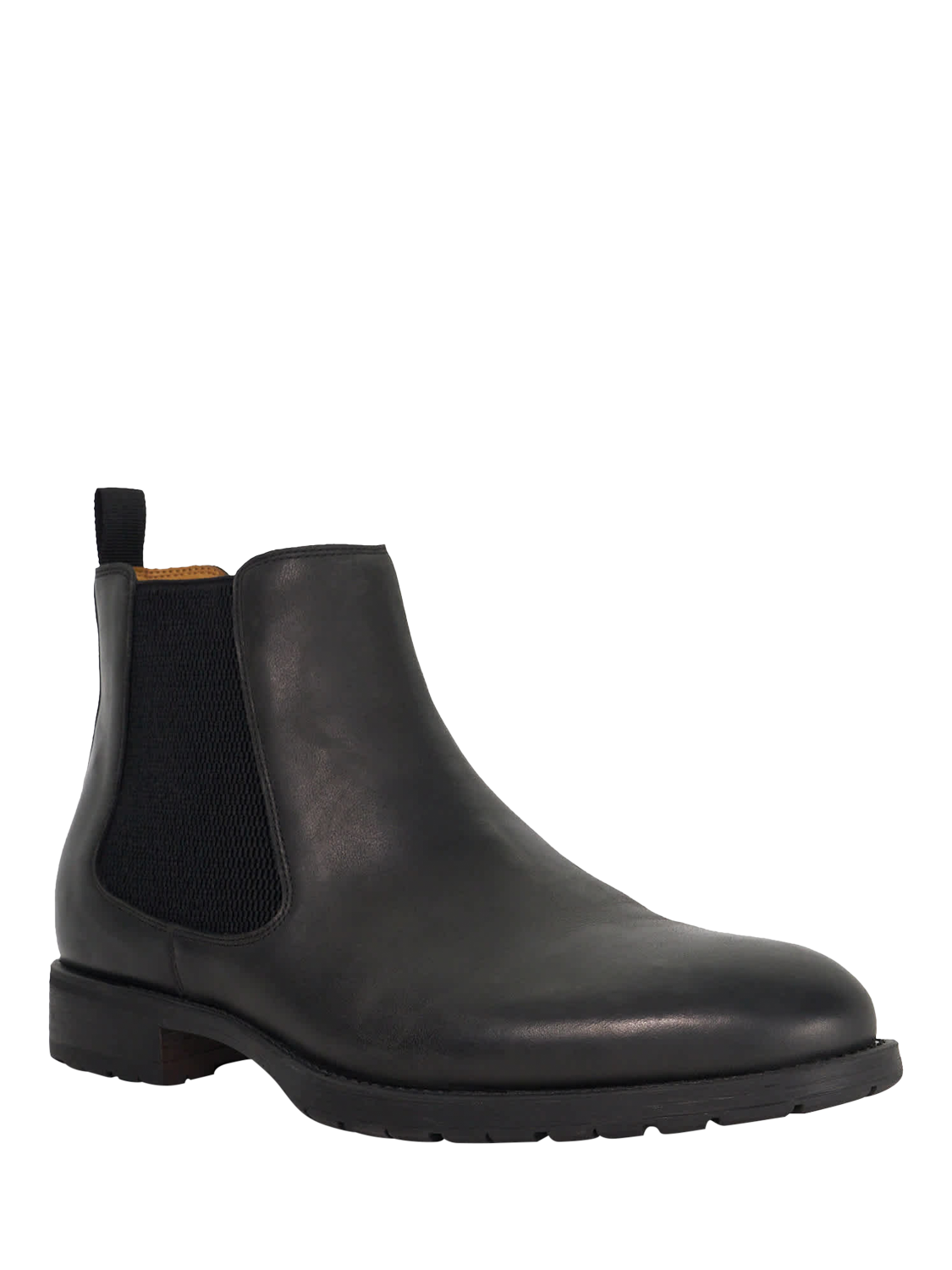 Product image 3 of 6, which shows Dune London Cohens Leather Chelsea Boots, Black, EU42