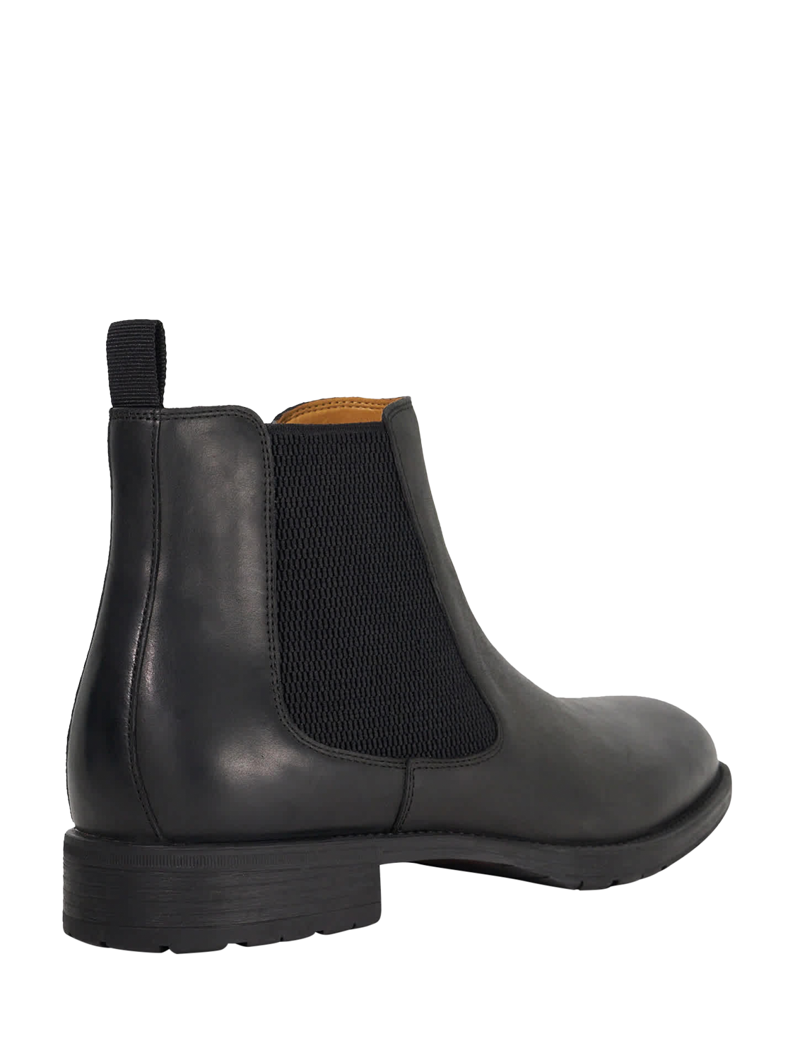 Product image 4 of 6, which shows Dune London Cohens Leather Chelsea Boots, Black, EU42