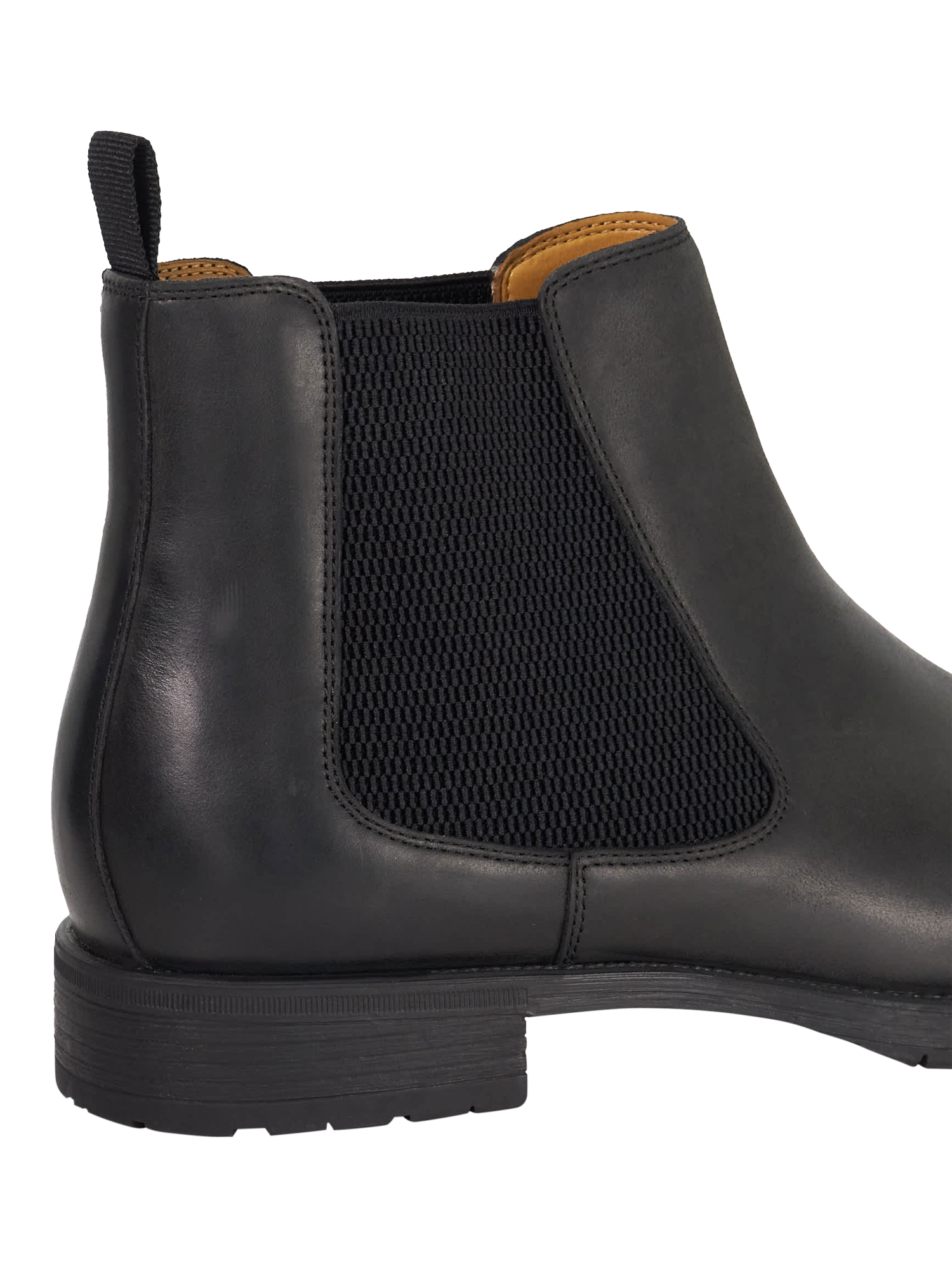 Product image 6 of 6, which shows Dune London Cohens Leather Chelsea Boots, Black, EU42
