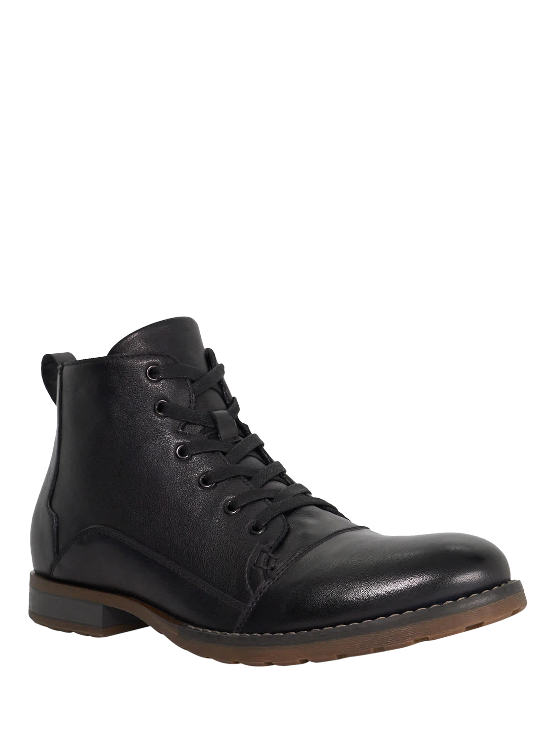 Product image 3 of 6, which shows Dune London Corrdial Leather Ankle Boots, Black, EU42