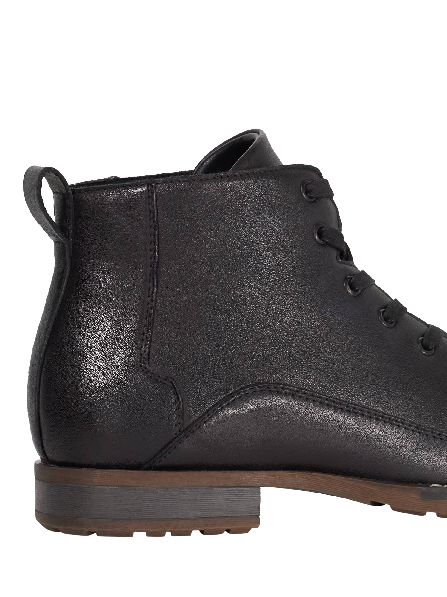 Product image 6 of 6, which shows Dune London Corrdial Leather Ankle Boots, Black, EU42