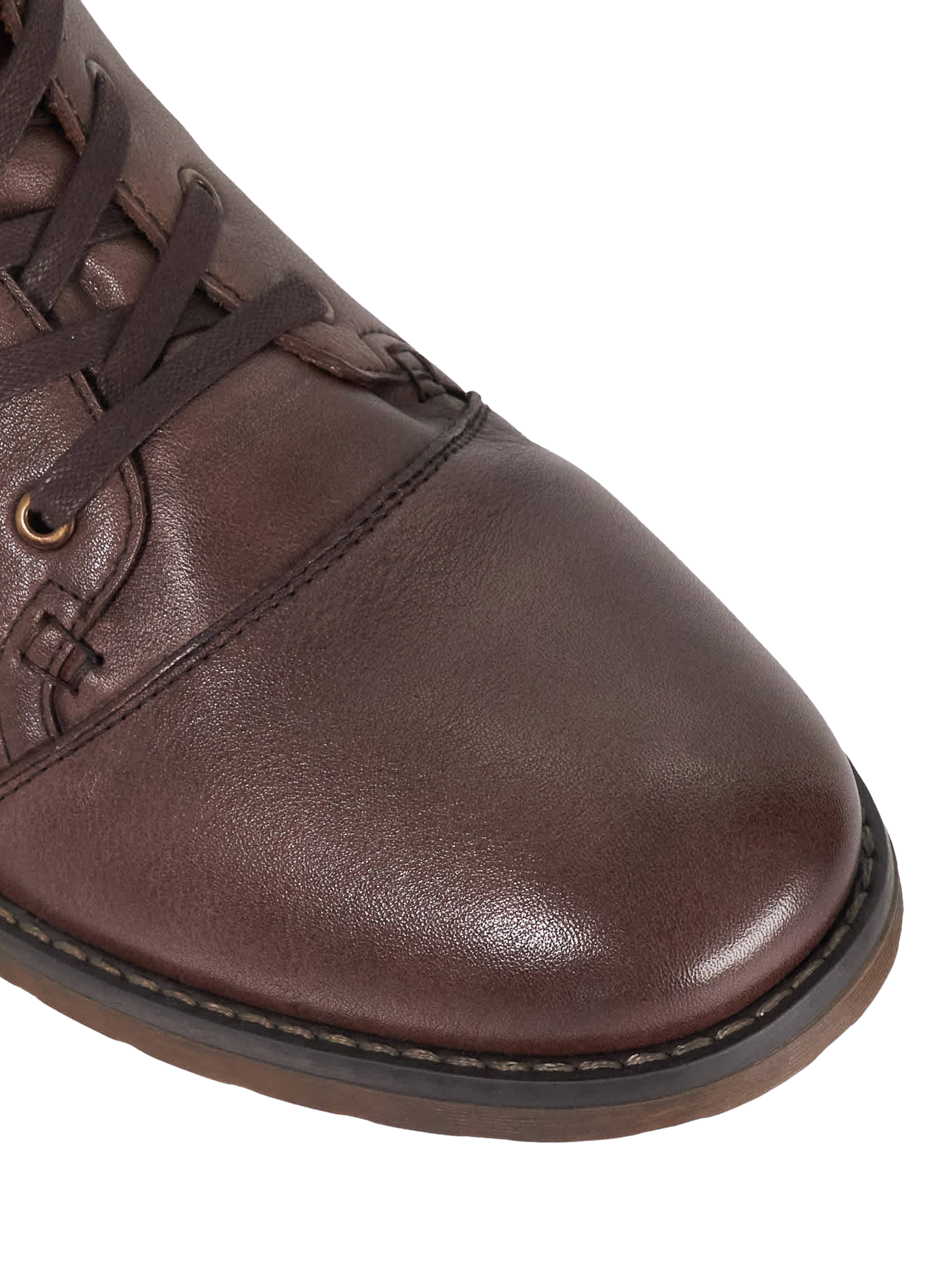 Product image 6 of 6, which shows Dune London Corrdial Leather Ankle Boots, Brown, EU41