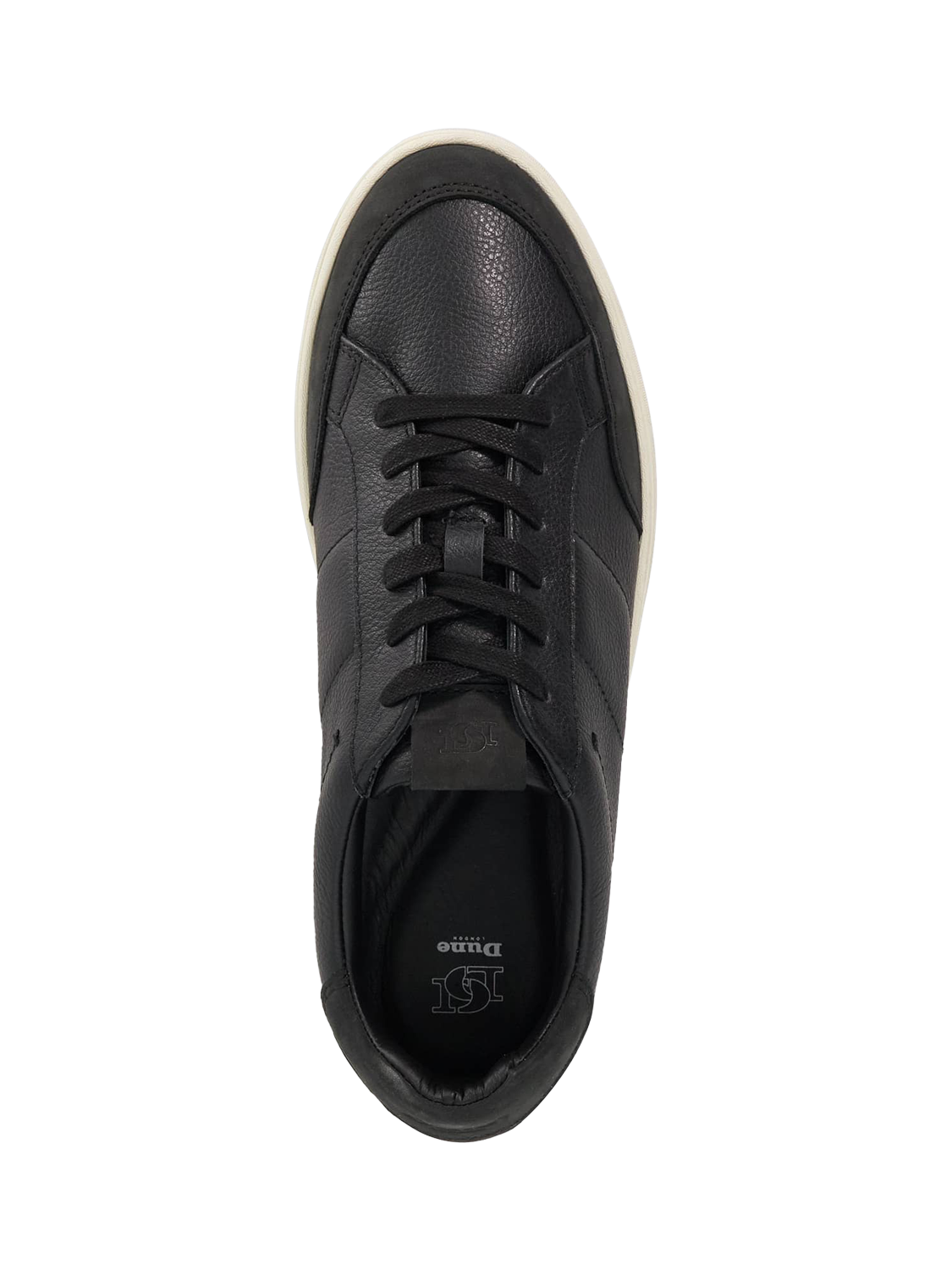 Product image 5 of 6, which shows Dune London Tabor Lace Up Leather Trainers, Black, 6|6.5