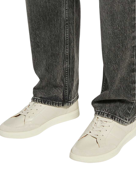 Dune London Tabor Lace Up Leather Trainers - view 2, White