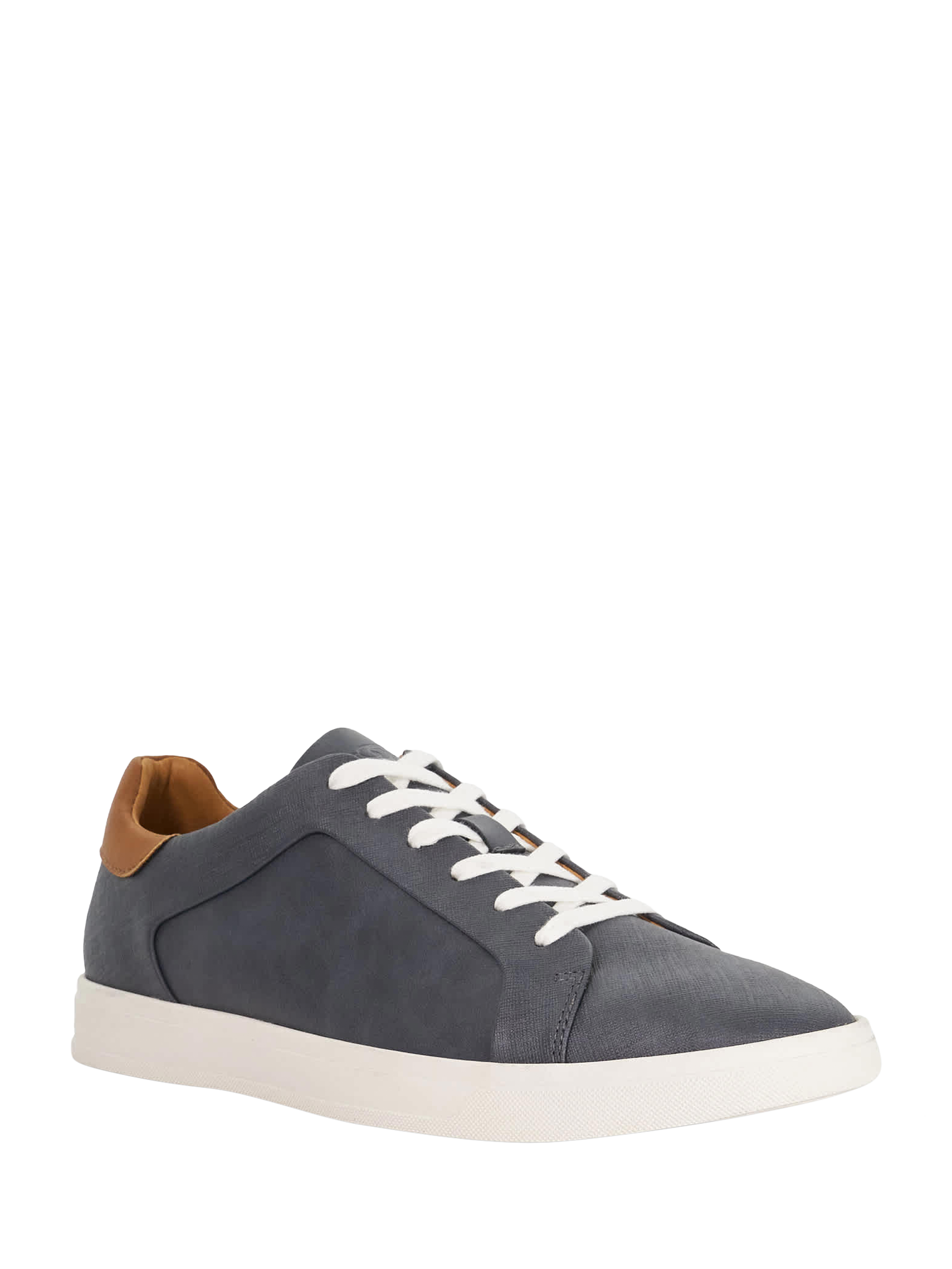 Product image 3 of 6, which shows Dune London Traces Lace Up Trainers, Navy, EU40