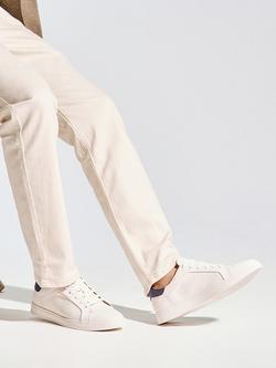 Dune London Traces Lace Up Trainers, White