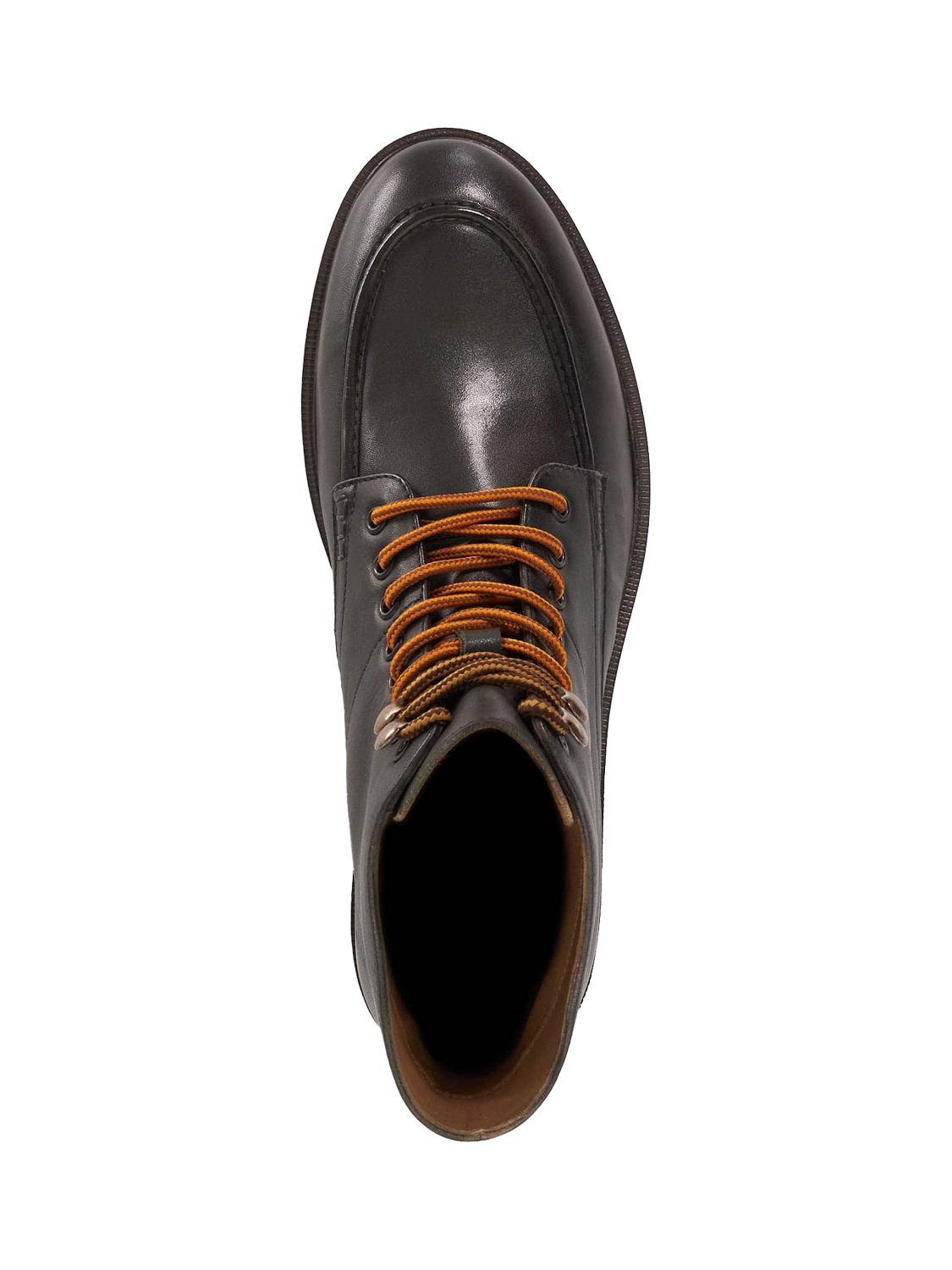 Product image 5 of 6, which shows Dune London Collson Lace Up Leather Ankle Boots, Khaki, 6|6.5