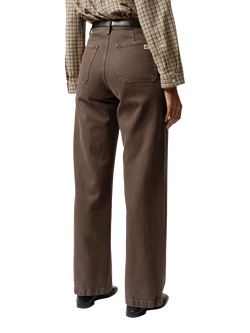 Nudie Jeans Asta Workwear Jeans, Brown - view 2, Brown