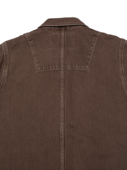 Nudie Jeans Ada Workwear Denim Jacket, Brown - view 2, Brown