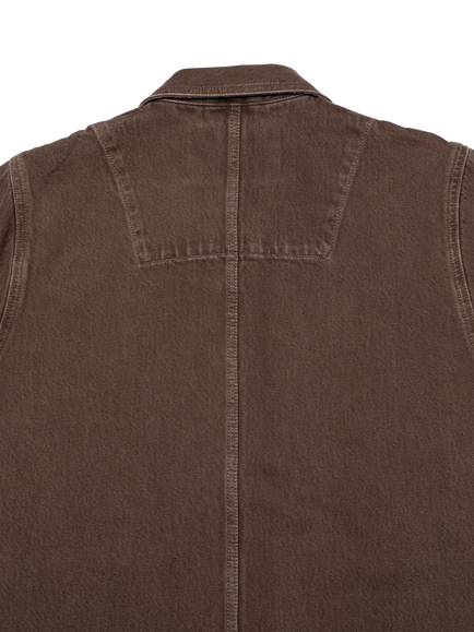 Nudie Jeans Ada Workwear Denim Jacket, Brown - view 2, Brown