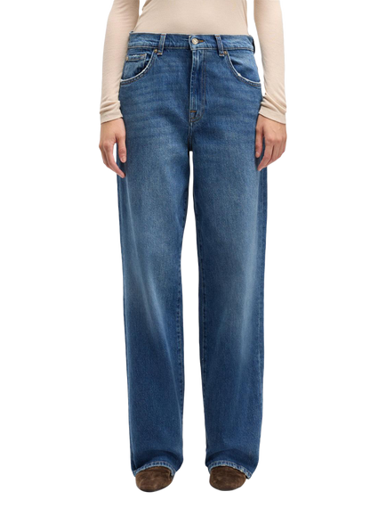 7 For All Mankind Stovepipe Straight Leg Jeans, Explorer, Explorer