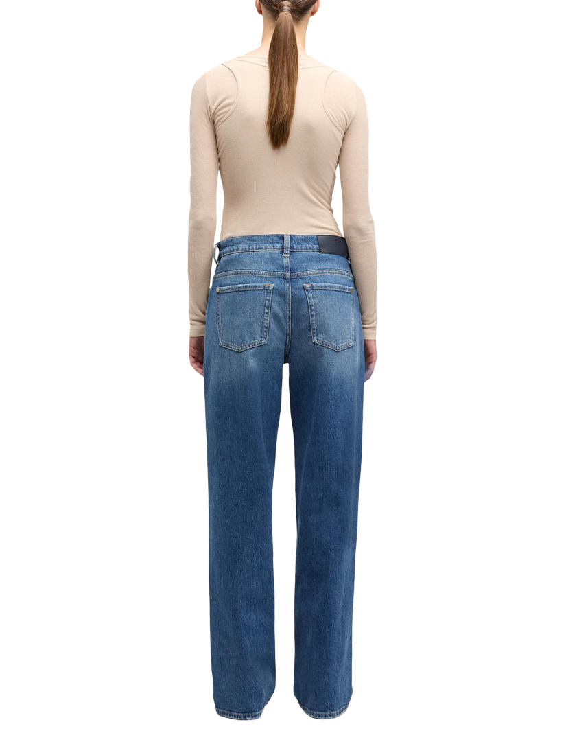 Product image 2 of 6, which shows 7 For All Mankind Stovepipe Straight Leg Jeans, Explorer, 26