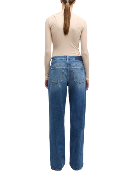 7 For All Mankind Stovepipe Straight Leg Jeans, Explorer - view 2, Explorer