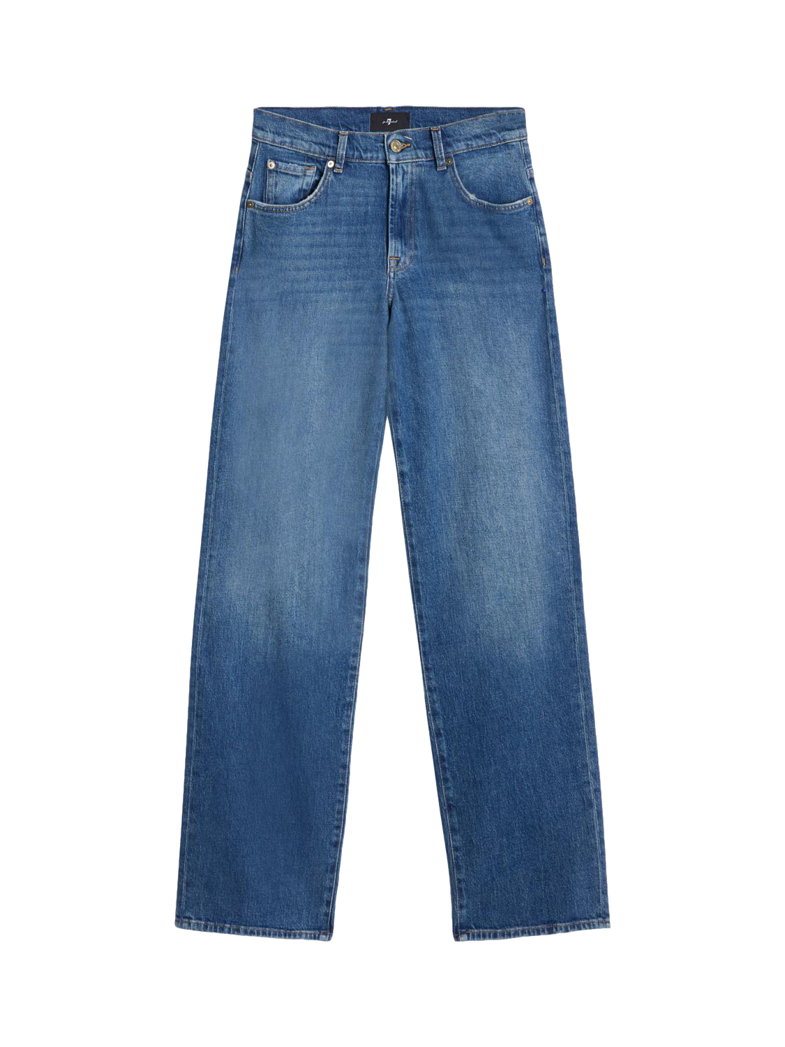 Product image 4 of 6, which shows 7 For All Mankind Stovepipe Straight Leg Jeans, Explorer, 26