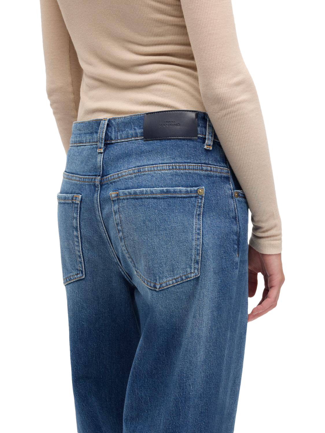 Product image 5 of 6, which shows 7 For All Mankind Stovepipe Straight Leg Jeans, Explorer, 26