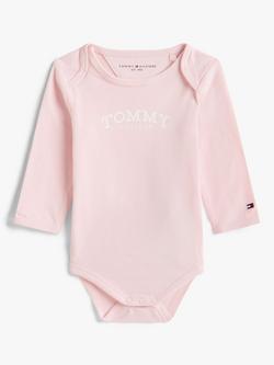 Tommy Hilfiger Baby Logo Bodysuit, Duchess Pink