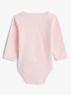 Tommy Hilfiger Baby Logo Bodysuit - view 2, Duchess Pink