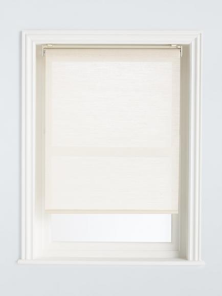 John Lewis Jute Cordless Blind - view 2, Off White
