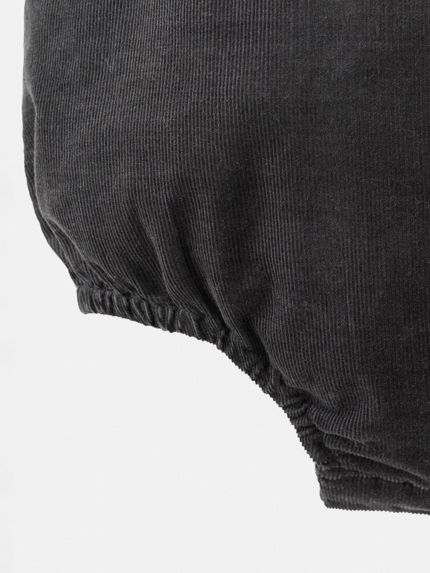 Product image 3 of 4, which shows Mango Baby Oslo Romper Suit, Charcoal, 9-12 months