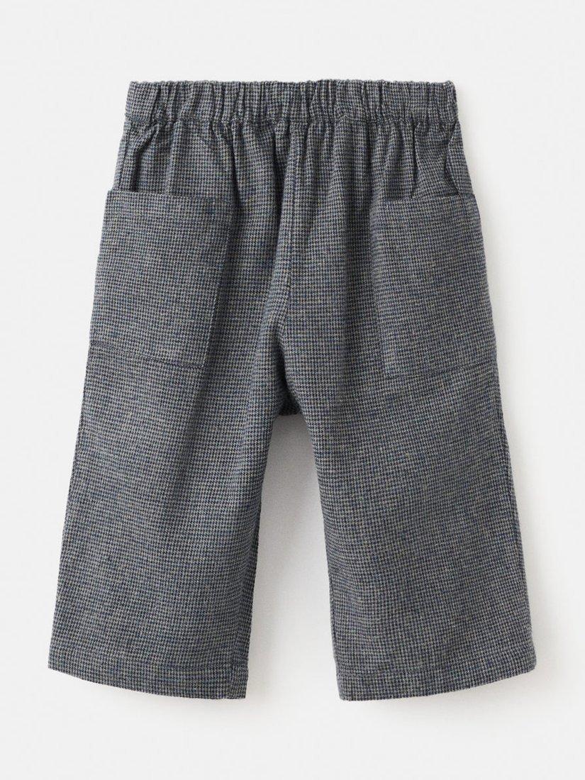 Product image 1 of 4, which shows Mango Baby Robin Trousers, Charcoal, 6-9 months